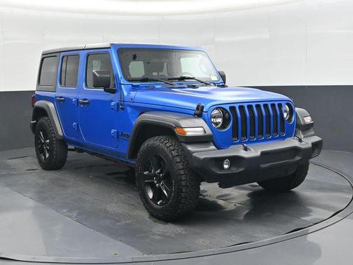 Hydro Blue Pearlcoat 2022 Jeep Wrangler Unlimited Sport Altitude