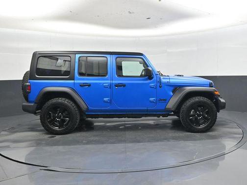 Hydro Blue Pearlcoat 2022 Jeep Wrangler Unlimited Sport Altitude