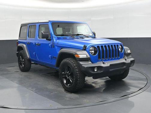 Hydro Blue Pearlcoat 2022 Jeep Wrangler Unlimited Sport Altitude