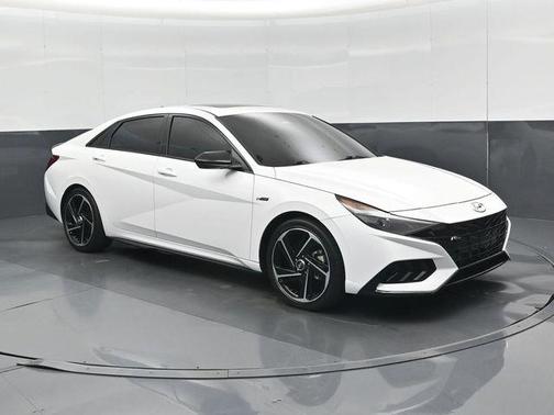 Lunar White 2023 Hyundai ELANTRA N Line