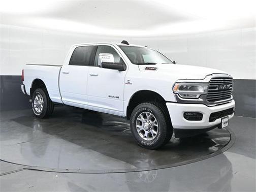 Bright White Clearcoat 2024 RAM 2500 Laramie Crew Cab 4x4 6'4' Box