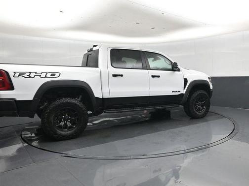 Bright White Clearcoat 2026 RAM 1500 RHO Crew Cab 4x4 5'7' Box