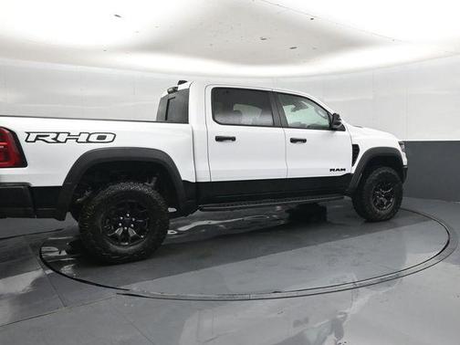 Bright White Clearcoat 2026 RAM 1500 RHO Crew Cab 4x4 5'7' Box