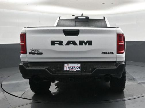 Bright White Clearcoat 2026 RAM 1500 RHO Crew Cab 4x4 5'7' Box