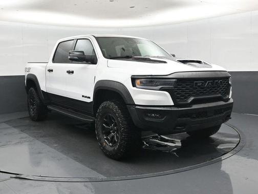 Bright White Clearcoat 2026 RAM 1500 RHO Crew Cab 4x4 5'7' Box