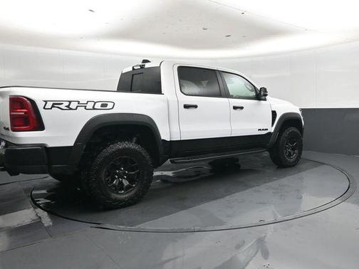 Bright White Clearcoat 2026 RAM 1500 RHO Crew Cab 4x4 5'7' Box