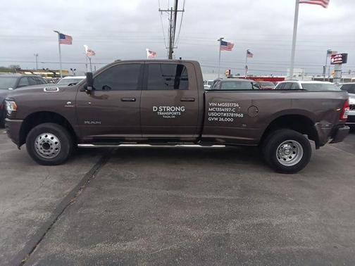 Walnut Brown Metallic Clearcoat 2021 RAM 3500 Big Horn Crew Cab 4x4 8' Box