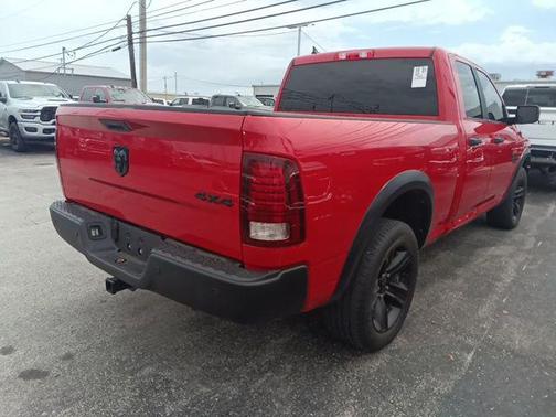 Flame Red Clearcoat 2021 RAM 1500 Classic Warlock Quad Cab 4x4 6'4' Box