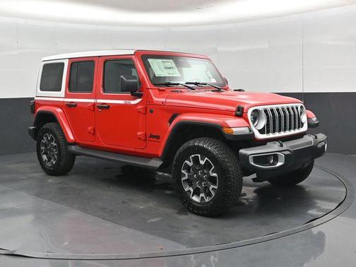 Firecracker Red Clearcoat 2026 Jeep Wrangler 4-Door Sahara 4x4