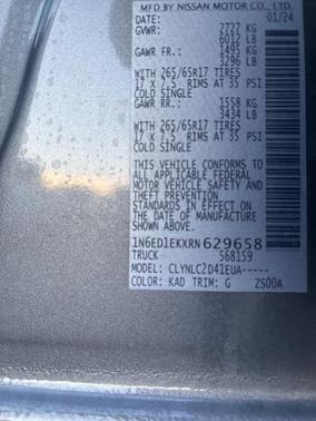 2024 Nissan Frontier SV