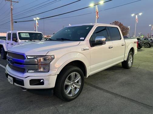Star White Metallic Tri-Coat 2020 Ford F-150 Platinum