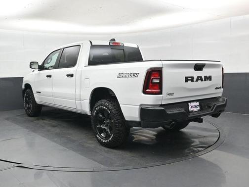 Bright White Clearcoat 2026 RAM 1500 Warlock Crew Cab 4x4 5'7' Box