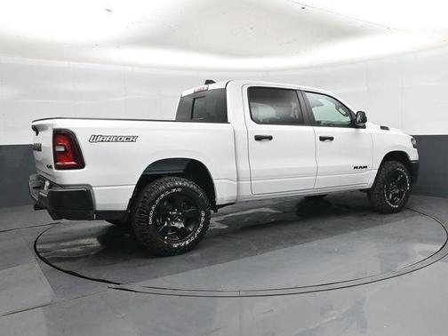 Bright White Clearcoat 2026 RAM 1500 Warlock Crew Cab 4x4 5'7' Box