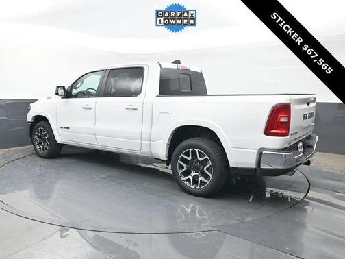 Bright White Clearcoat 2025 RAM 1500 Laramie
