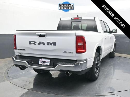 Bright White Clearcoat 2025 RAM 1500 Laramie