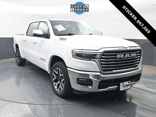 Bright White Clearcoat 2025 RAM 1500 Laramie
