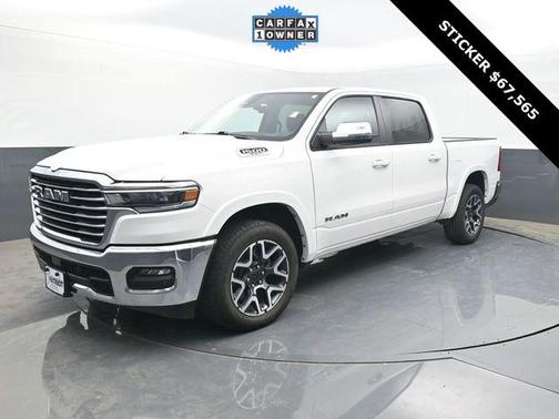 Bright White Clearcoat 2025 RAM 1500 Laramie