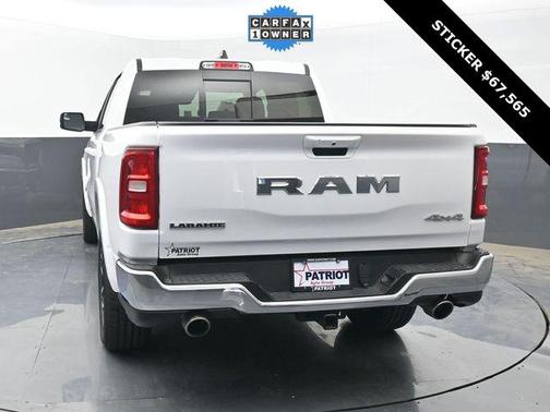 Bright White Clearcoat 2025 RAM 1500 Laramie