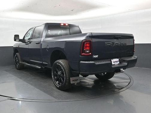 Forged Blue Metallic 2026 RAM 2500 Black Express Crew Cab 4x4 6'4' Box