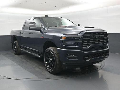 Forged Blue Metallic 2026 RAM 2500 Black Express Crew Cab 4x4 6'4' Box
