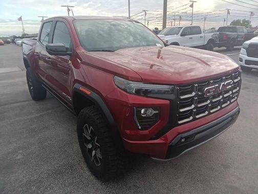 Volcanic Red Tintcoat 2024 GMC Canyon AT4X