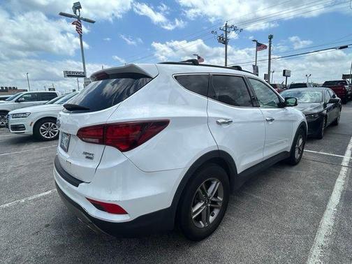 Pearl White 2018 Hyundai Santa Fe Sport 2.4L