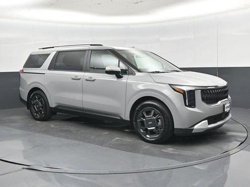 Ceramic Silver 2025 Kia Carnival Hybrid EX