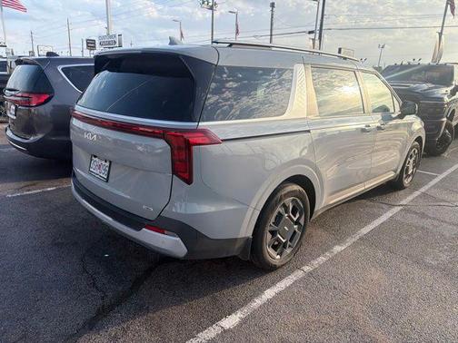 Ceramic Silver 2025 Kia Carnival Hybrid EX