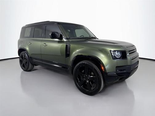 Woolstone Green Metallic 2026 Land Rover Defender P400 X-Dynamic SE