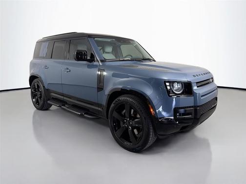 Tasman Blue Metallic 2026 Land Rover Defender P400 X-Dynamic SE