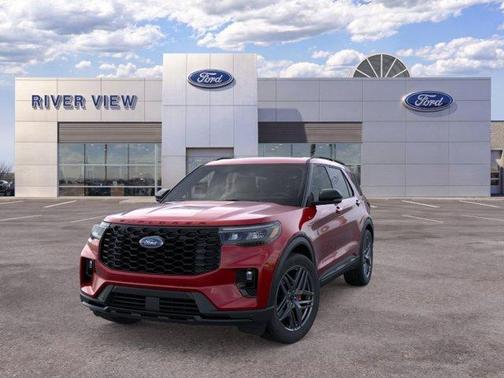 Rapid Red Metallic Tinted Clearcoat 2026 Ford Explorer ST-Line