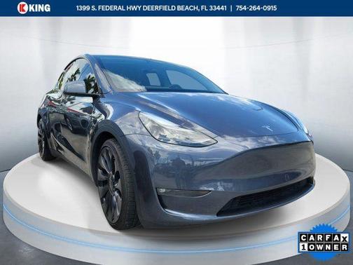 Midnight Silver Metallic 2023 Tesla Model Y Performance