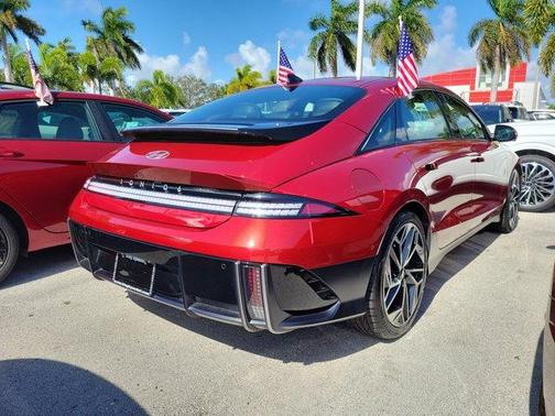 Red 2024 Hyundai IONIQ 6 Limited