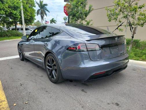 Midnight Silver Metallic 2022 Tesla Model S Plaid