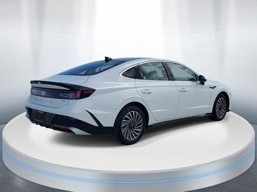 White 2026 Hyundai SONATA Hybrid SEL