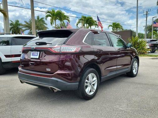 Burgundy Velvet Metallic Tinted Clearcoat 2017 Ford Edge SEL