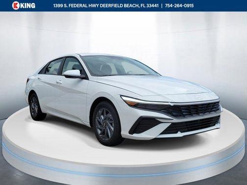 White 2026 Hyundai ELANTRA HEV Blue