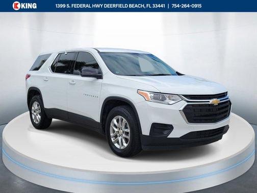 Summit White 2021 Chevrolet Traverse LS