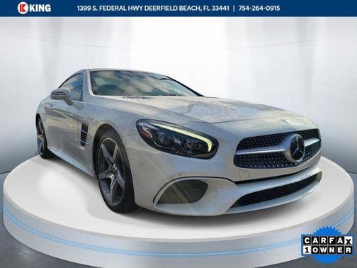 designo Diamond White Metallic 2019 Mercedes-Benz SL 550 Base