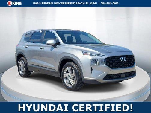 Shimmering Silver 2023 Hyundai SANTA FE SE