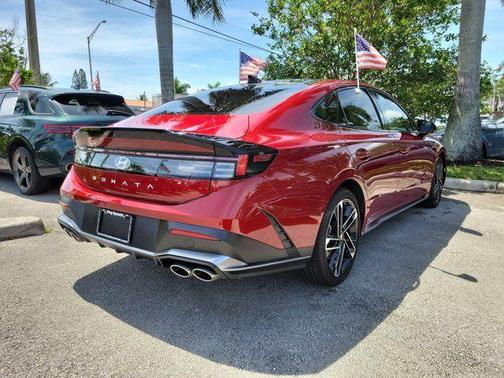 Red 2024 Hyundai SONATA N Line