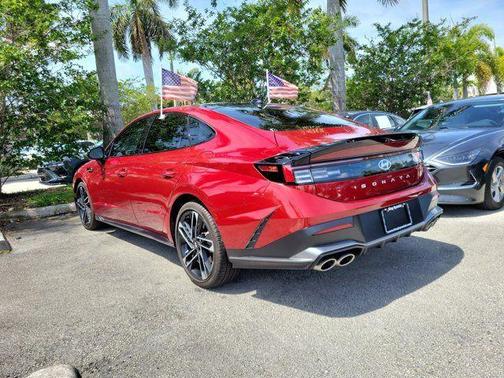 Red 2024 Hyundai SONATA N Line