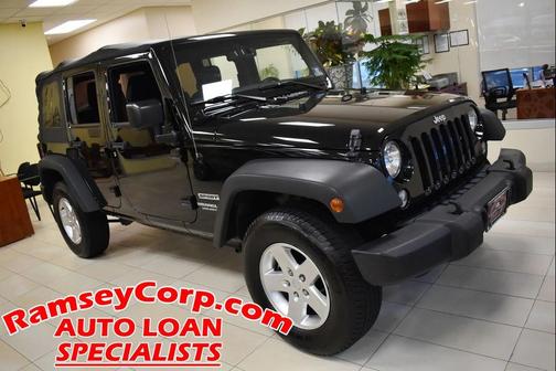 Black Clearcoat 2016 Jeep Wrangler Unlimited Sport SUV