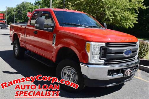 Red 2017 Ford F-250 XLT