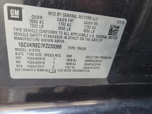 2015 Chevrolet Silverado 1500 1LT