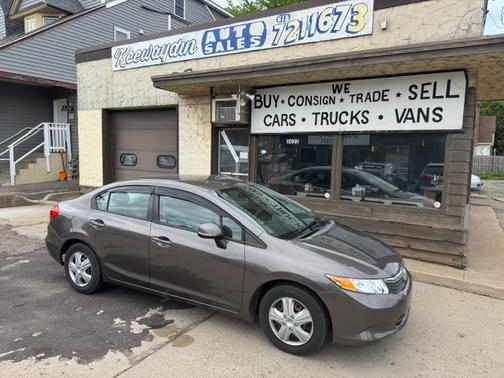 Urban Titanium Metallic 2012 Honda Civic LX