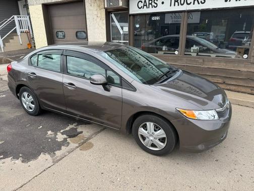 Urban Titanium Metallic 2012 Honda Civic LX
