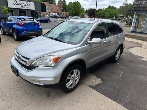 Alabaster Silver Metallic 2011 Honda CR-V EX-L w/Navigation
