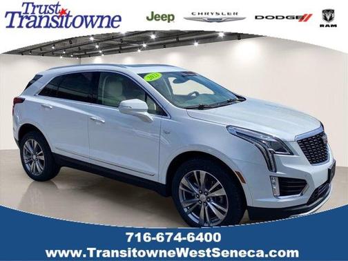 Crystal White Tri-Coat 2023 Cadillac XT5 Premium Luxury
