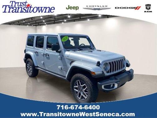 Silver Zynith Clearcoat 2024 Jeep Wrangler Sahara